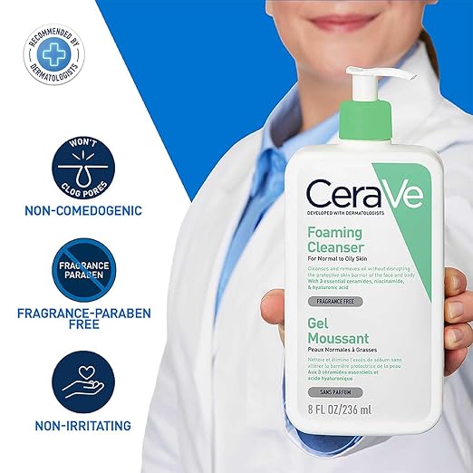 Cearve Foaming Cleanser Gel Moussant (236ml) (Original)